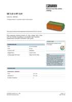 Datasheet for Phoenix Contact 1897393, EAN: 4017918164898