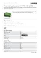 Datasheet for Phoenix Contact 1804959, EAN: 4017918046392