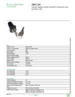 Datasheet for Schneider Electric ZB6CGH, EAN: 3389110785203