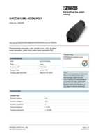 Datasheet for Phoenix Contact 1662256, EAN: 4017918100445