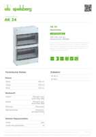 Datasheet for Spelsberg 73542401, EAN: 4013902305124 Datasheet for Spelsberg 73542401, EAN: 4013902305124