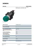Datasheet for Siemens 3SB22046BG06, EAN: 4011209028166