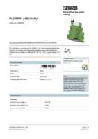 Datasheet for Phoenix Contact 2900306, EAN: 4046356507028