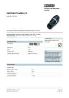 Datasheet for Phoenix Contact 1641756, EAN: 4017918921873 Datasheet for Phoenix Contact 1641756, EAN: 4017918921873