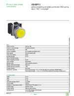 Datasheet for Schneider Electric XB4BP51, EAN: 3389110118889