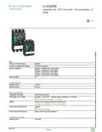 Datasheet for Schneider Electric LV432490, EAN: 3606480019654 Datasheet for Schneider Electric LV432490, EAN: 3606480019654