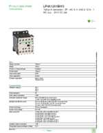 Datasheet for Schneider Electric LP4K1201BW3, EAN: 3389110791167 Datasheet for Schneider Electric LP4K1201BW3, EAN: 3389110791167