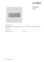 Datasheet for Siedle 200017443-00, EAN: 4015739174430
