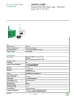 Datasheet for Schneider Electric SR2PACK2BD, EAN: 3389110549737