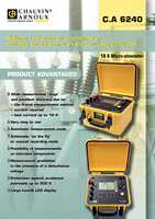 Datasheet for Chauvin Arnoux P01143200, EAN: 3760171413593