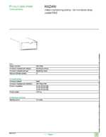 Datasheet for Schneider Electric RXZ400, EAN: 3389119404297