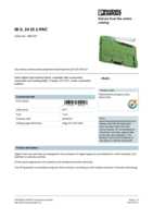 Datasheet for Phoenix Contact 2861221, EAN: 4017918894153