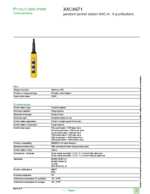Datasheet for Schneider Electric XACA671, EAN: 3389110645118