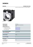 Datasheet for Siemens 3SU15001AA101CA0, EAN: 4011209963566