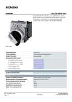 Datasheet for Siemens 3SU11502BF601BA0, EAN: 4011209956469