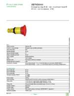 Datasheet for Schneider Electric XB7NS8444, EAN: 3606480465598
