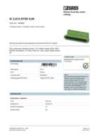 Datasheet for Phoenix Contact 1825608, EAN: 4017918049768 Datasheet for Phoenix Contact 1825608, EAN: 4017918049768