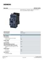 Datasheet for Siemens 3RT20272AP00, EAN: 4011209790209