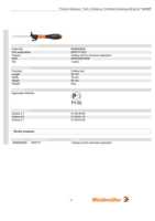 Datasheet for Weidmüller 9006060000, EAN: 4032248257638 Datasheet for Weidmüller 9006060000, EAN: 4032248257638