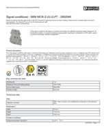 Datasheet for Phoenix Contact 2902040, EAN: 4046356652063