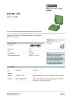 Datasheet for Phoenix Contact 1834385, EAN: 4017918051907
