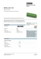 Datasheet for Phoenix Contact 1911907, EAN: 4017918191054
