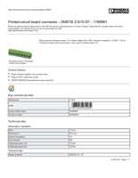 Datasheet for Phoenix Contact 1766961, EAN: 4017918032982