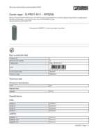 Datasheet for Phoenix Contact 1670235, EAN: 4017918167523