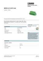 Datasheet for Phoenix Contact 1778014, EAN: 4017918039882