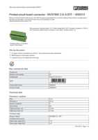 Datasheet for Phoenix Contact 1835313, EAN: 4017918103248
