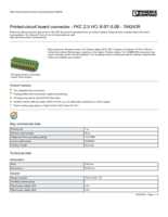 Datasheet for Phoenix Contact 1942439, EAN: 4017918880255