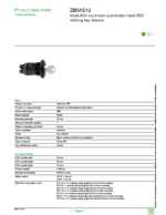 Datasheet for Schneider Electric ZB5AS12, EAN: 3389110906790