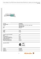 Datasheet for Weidmüller 9026080000, EAN: 4008190026158
