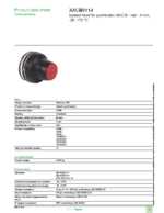 Datasheet for Schneider Electric XACB9114, EAN: 3389110640861