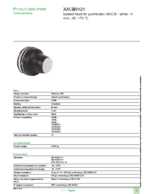 Datasheet for Schneider Electric XACB9121, EAN: 3389110644586