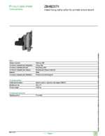 Datasheet for Schneider Electric ZB4BZ079, EAN: 3389110102031