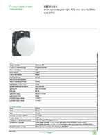 Datasheet for Schneider Electric XB5AV61, EAN: 3389110903966