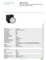 Datasheet for Schneider Electric XB5AW31M5, EAN: 3389110904024