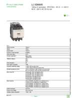 Datasheet for Schneider Electric LC1D80M5, EAN: 3389110442168 Datasheet for Schneider Electric LC1D80M5, EAN: 3389110442168