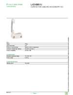 Datasheet for Schneider Electric LAD4BBVU, EAN: 3389110393712 Datasheet for Schneider Electric LAD4BBVU, EAN: 3389110393712