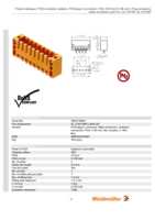 Datasheet for Weidmüller 1607510000, EAN: 4008190163907