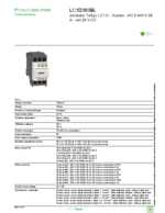Datasheet for Schneider Electric LC1D383BL, EAN: 3389110809268 Datasheet for Schneider Electric LC1D383BL, EAN: 3389110809268