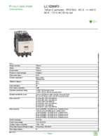 Datasheet for Schneider Electric LC1D80F5, EAN: 3389110440720