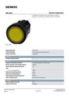 Datasheet for Siemens 3SU10010AA300AA0, EAN: 4011209955776