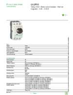 Datasheet for Schneider Electric GV2P03, EAN: 3389110213423