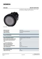 Datasheet for Siemens 3SU10010AA700AA0, EAN: 4011209955813