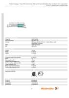 Datasheet for Weidmüller 9025750000, EAN: 4008190105365