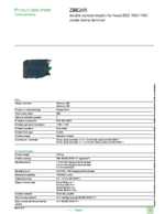 Datasheet for Schneider Electric ZBE205, EAN: 3389110119251