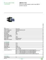 Datasheet for Schneider Electric ZB5AK1363, EAN: 3389110906141