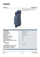 Datasheet for Siemens 3RV29022AV0, EAN: 4011209737419